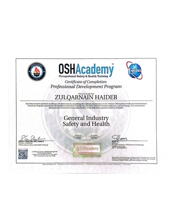 Jubail, Job Seekers, SAFETY OFFICER