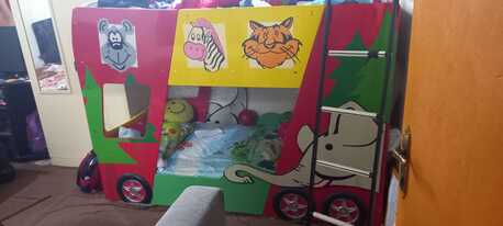 Manama, Furniture, BHD 22,  Wooden Bunk Bed For Kids