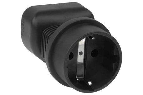 New York, Electronics, USD 9,  BS1363A UK Fused To SHUCKO Europe 3 Prong Plug Adapter