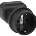 USD 9,  BS1363A UK Fused To SHUCKO Europe 3 Prong Plug Adapter