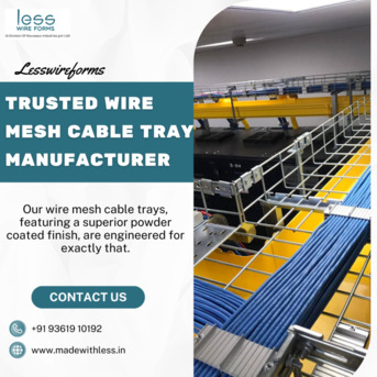 Coimbatore, Electronics, INR 300,  Smart Cable Management With Wire Mesh Cable Trays &ndash; LessWireForms