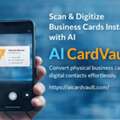 AI Business Card Scanner For Instant Contact Digitization