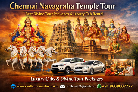 Chennai, Travel, Chennai Navagraha Temple Tour, Best Divine Tour  & Luxury Cab Rental By Sindhu Travels
