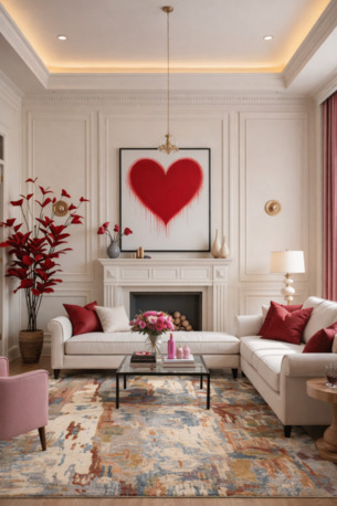 New York, Business, Valentine&rsquo;s Day Rugs By Hasida &ndash; Add Romance To Your Home