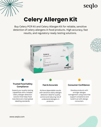 Mumbai, Food, Celery PCR Kit & Celery Allergen Kit | Reliable PCR Food Testing Solutions