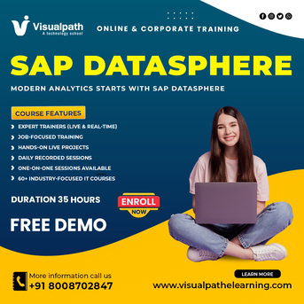 Hyderabad, Education, SAP Datasphere Online Training | SAP Datasphere Jobs In India