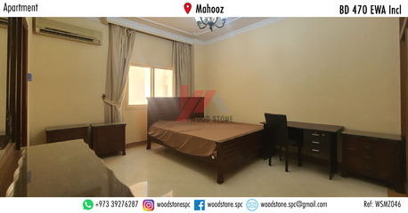 Mahooz, Apartments/Houses, BHD 470/month,  Furnished,  3 BR,  180 Sq. Meter,  Fully Furnished 3 Bedroom Apartment, Mahooz - BD 470 Incl WSMZ046