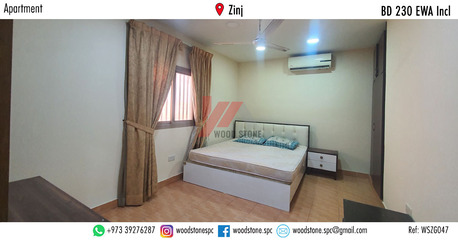 Zinj, Apartments/Houses, BHD 230/month,  Furnished,  1 BR,  70 Sq. Meter,  Fully Furnished 1 Bedroom Apartment, Zinj - BD 230 Incl WSZG047