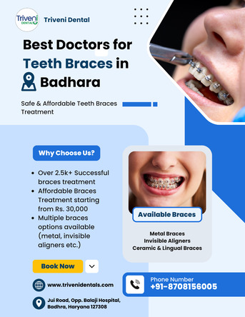 Haryana, Dental, Best Teeth Braces Treatment In Badhra | Triveni Dental