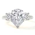 USD 5731,  Premium Lab Grown Diamond Engagement Rings Three Stone Style