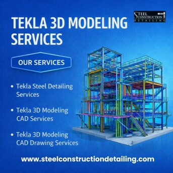 Dallas, Construction, Comprehensive Tekla 3D Modeling Services For Effective Construction In The USA.