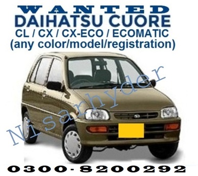 Karachi, Items Wanted, GENUINE BUYERS For Your Well Maintained Vehicles