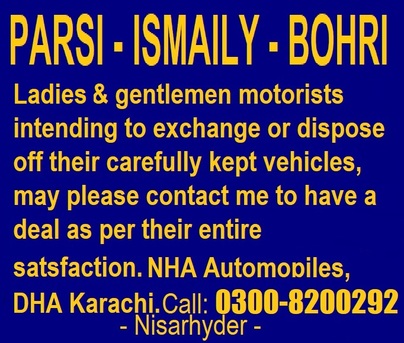 Karachi, Items Wanted, GENUINE BUYERS For Your Well Maintained Vehicles