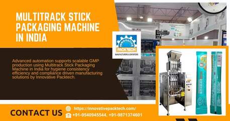 Noida, Industrial Machinery, Flexible Multitrack Stick Packaging Machine In India