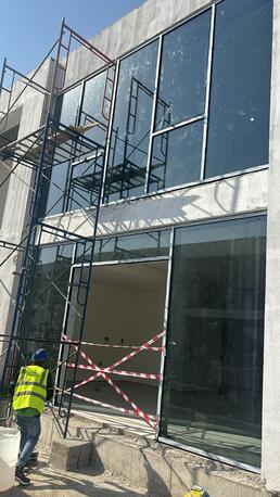 Riyadh, Construction, للحدادة و المونيم ،الذجاج