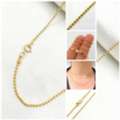 USD 37,  Stylish Solid 14K Gold Chain Inspired Necklace Collection