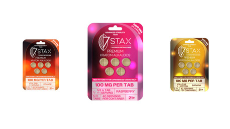 New York, Food, USD 67,  7Stax Premium 7-OH Kratom Tablets (100mg)