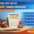 Free Law Notes In Hindi Medium For Competitive Exams
