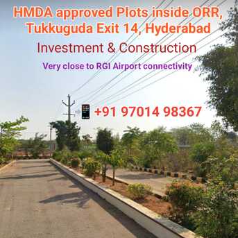 Hyderabad, Residential Plots, INR 45999,  120 Sq. Yard,  Ready To Construct HMDA Plots In Tukkuguda Hyderabad 9701498367