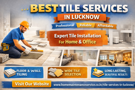 Lucknow, Construction, Bathroom & Floor Tile Installation Services In Lucknow