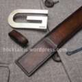 Brown Patina Replacement Leather Belt For Gucci Buckle