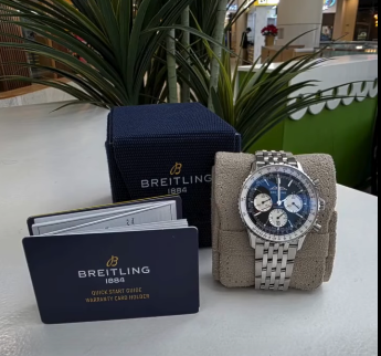 Dubai, Collectibles, AED 15000,  Breitling Navitimer 41 &ndash; Pre-Owned | Box & Papers | Stainless Steel