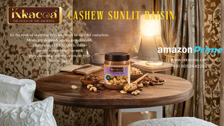 Mumbai, Food, INR 1107,  IXKACOA Cashew Sunlit Raisin - Cashew Raisin Butter