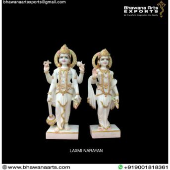Jaipur, Collectibles, INR 20000,  Religious Marble Laxmi Narayan Murti For Daily Puja Rituals