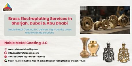 Sharjah, Business, Brass Electroplating Services In Sharjah, Dubai & Abu Dhabi | Noble Metal Coating LLC