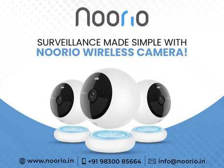 Kolkata, Electronics, INR 6490,  Surveillance Made Simple With Noorio Wireless Camera