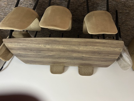 Al Shifa, Furniture, SAR 800,  Dining Table With 8 Chairs Mint Condition