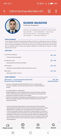 Riyadh, Job Seekers, Telecom & Electrical Engineer | RAN/Transmission | Huawei Experience | Riyadh