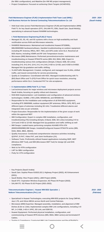 Riyadh, Job Seekers, Telecom & Electrical Engineer | RAN/Transmission | Huawei Experience | Riyadh