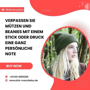 Berlin, Business, Strickm&uuml;tzen Besticken Lassen: Pers&ouml;nliche Akzente Setzen