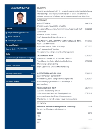 Manama, Job Seekers, Immediate Joining | Hospitality & Luxury Retail Professional