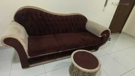 Gudaibiya, Furniture, BHD 12,  * Urgent Sale* Sofa For Sale With Teapoy