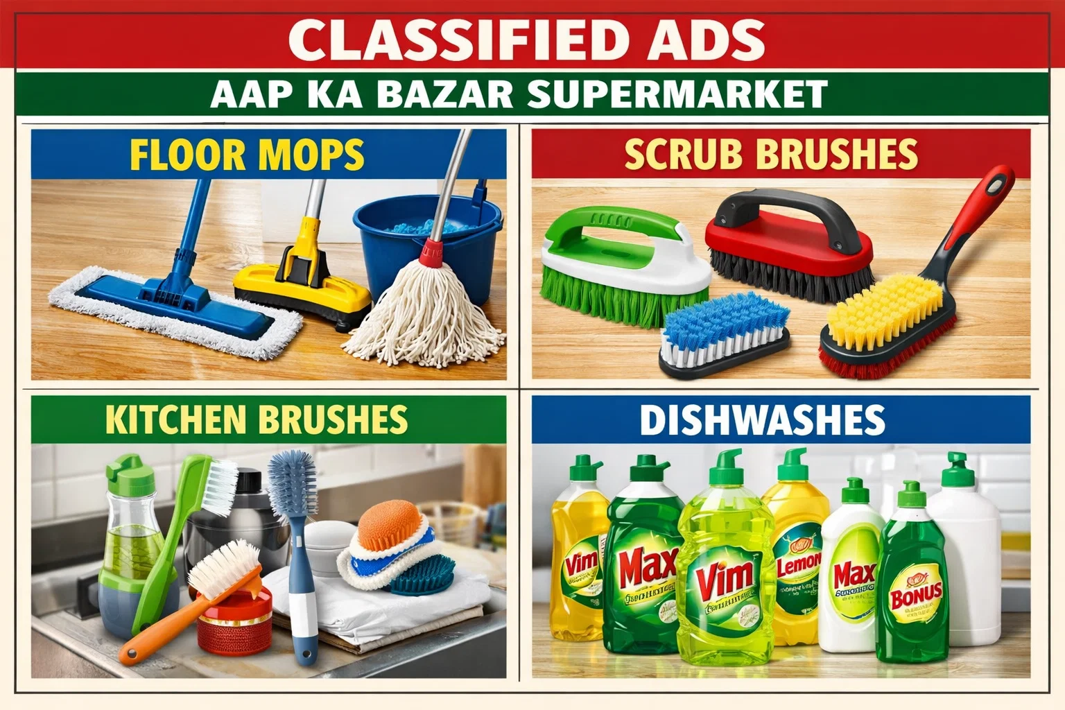 Mumbai, Delivery, Quality Cleaning Essentials Available &ndash; Aap Ka Bazar Supermarket