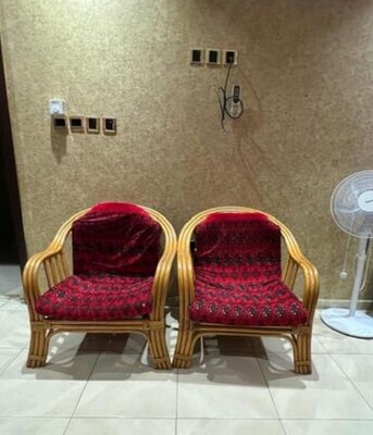 Makkah, Furniture, SAR 70,  Bamboo Chair With Cushion
