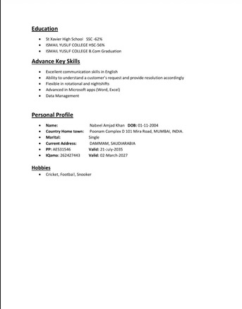 Dammam, Job Seekers, Job Seeker