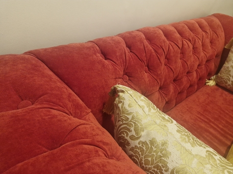 Al Sulaymaniyyah, Furniture, SAR 1900,  Sofa (3+2+2) With Curtain For Sale