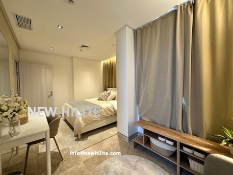 Kuwait City, Apartments/Houses, KWD 1100/month,  Studio,  Modern Furnished 3-Bedroom Duplex For Rent In Kuwait With Pool, Gym & Rooftop Lounge