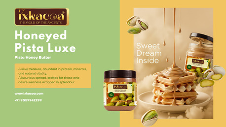Mumbai, Food, INR 1299,  IXKACOA Honeyed Pista Luxe - Pistachio Honey Butter