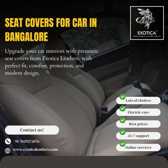Bangalore, Automotive, Seat Covers For Car In Bangalore | Car Upholstery Shop In Bangalore