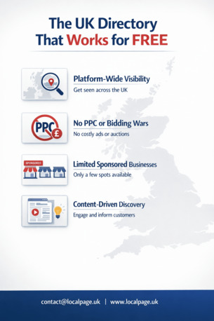 London, Tickets, GBP 299,  First 100 Users Offer Quarterly &pound;299 Yearly &pound;999 Apply | Www.localpage.uk