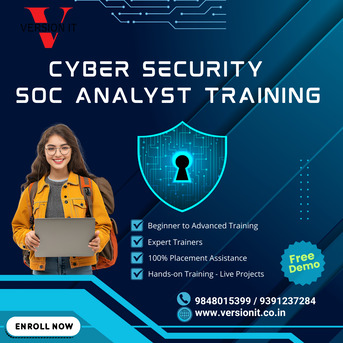 Hyderabad, Education, Cyber Security SOC Analyst Training In Hyderabad | Version IT