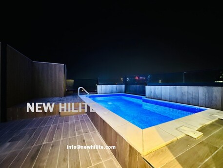 Kuwait City, Apartments/Houses, KWD 1350/month,  Studio,  TWO MASTER BEDROOM APARTMENT WITH PRIVATE POOL FOR RENT IN KUWAIT CITY