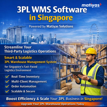 Singapore, Software, 3PL WMS Software In Singapore | Matiyas Solutions