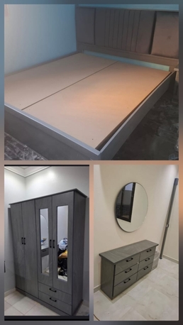 Al Mursalat, Furniture, SAR 11,  New Bedroom Set Sale Online Home Devlree Free