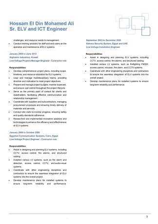 Riyadh, Job Seekers, Senior ELV & ICT Engineer