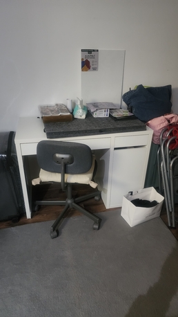 Riyadh, Furniture, SAR 1000,  Office Desk IKEA With Chair